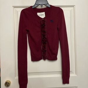Abercrombie kids, button-down cardigan beautiful color